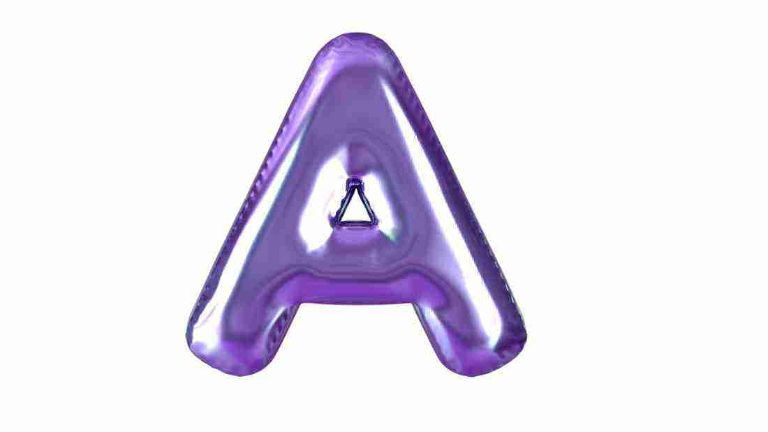 The letter A