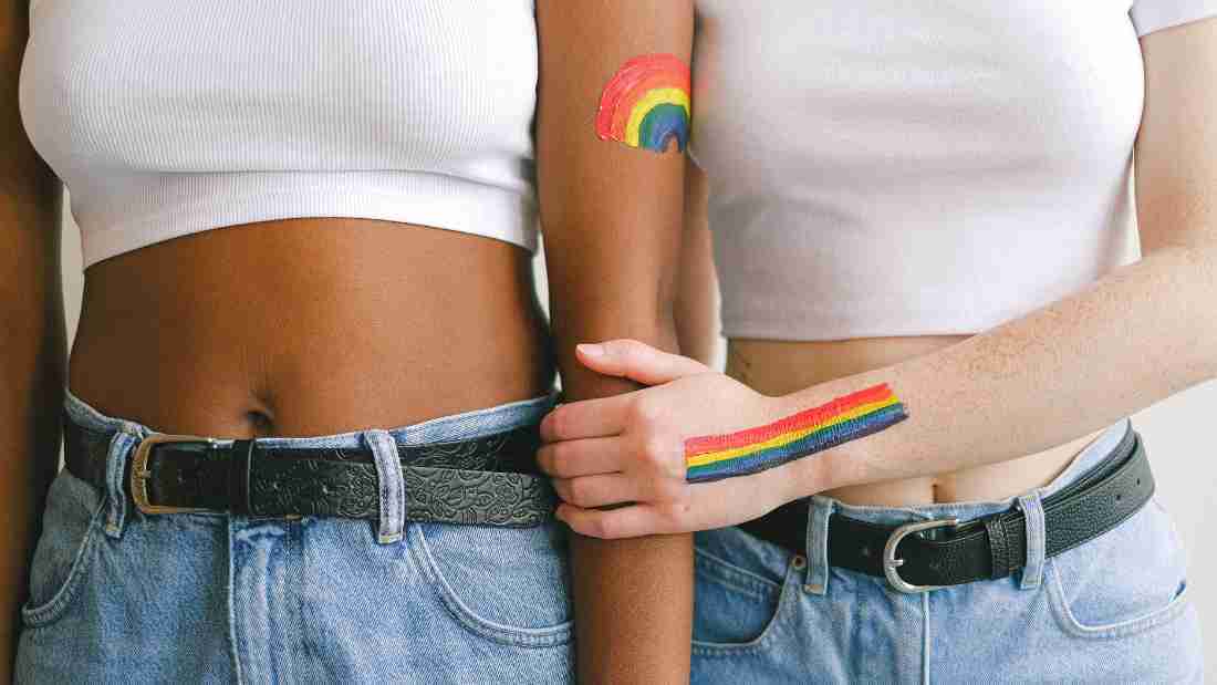 A lesbian couple