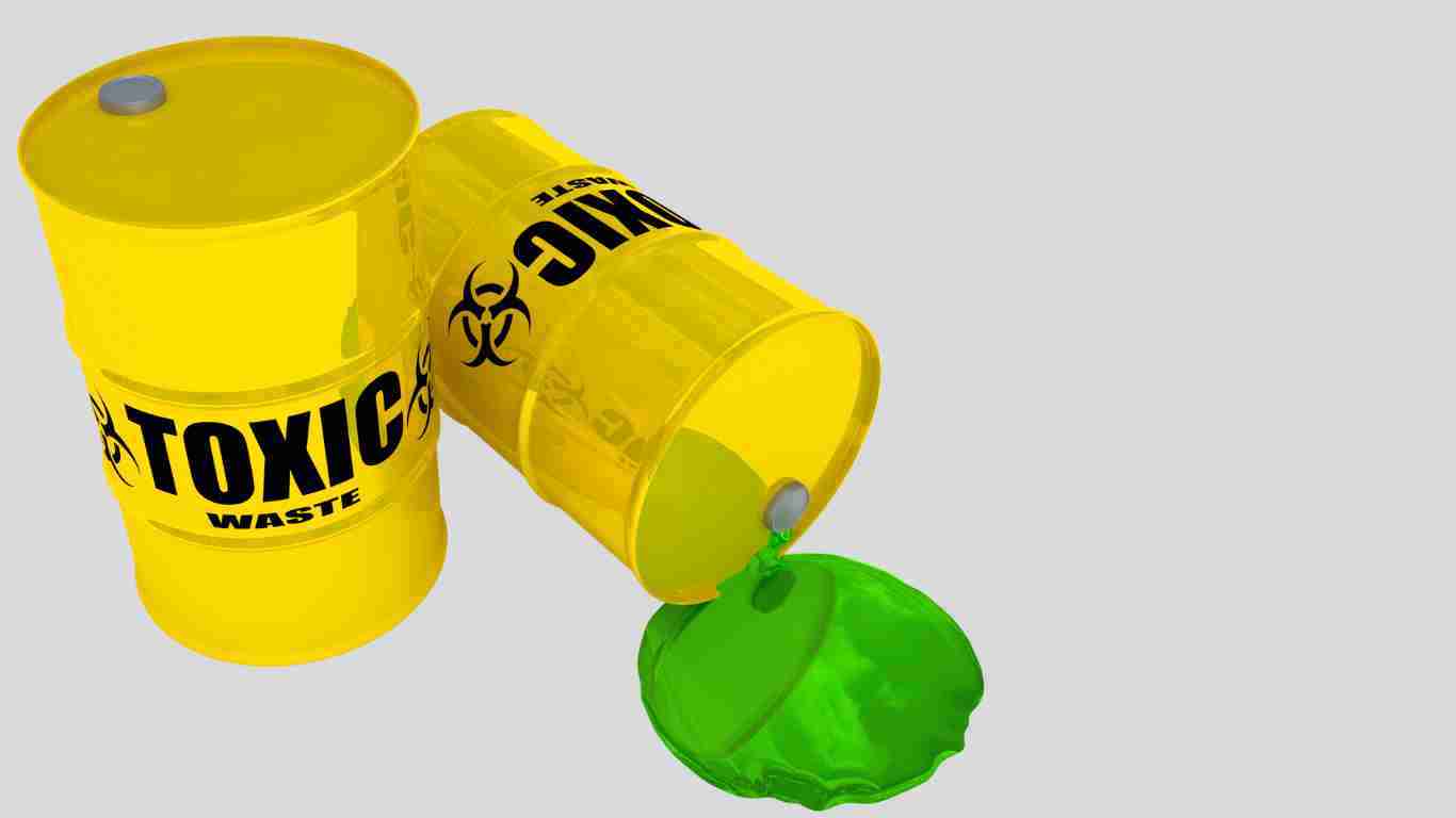 A toxic substances that kills everything it touches