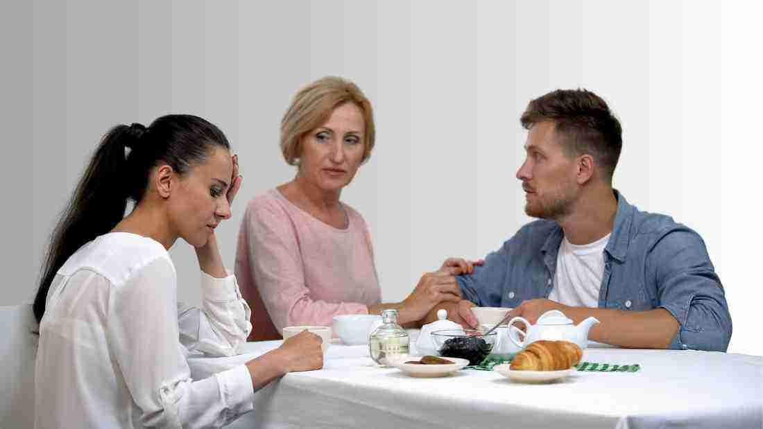 A mother in law interfering in her son's life
