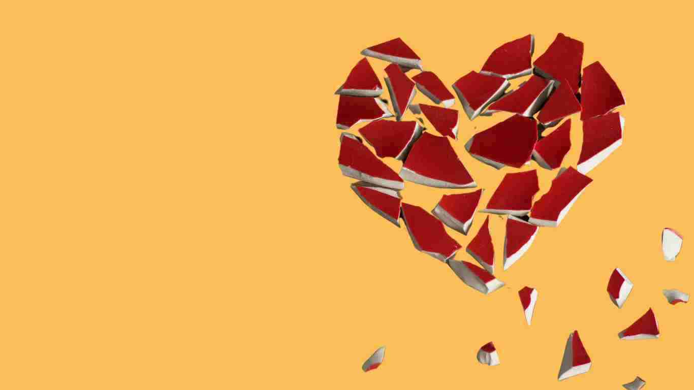 A shattered heart