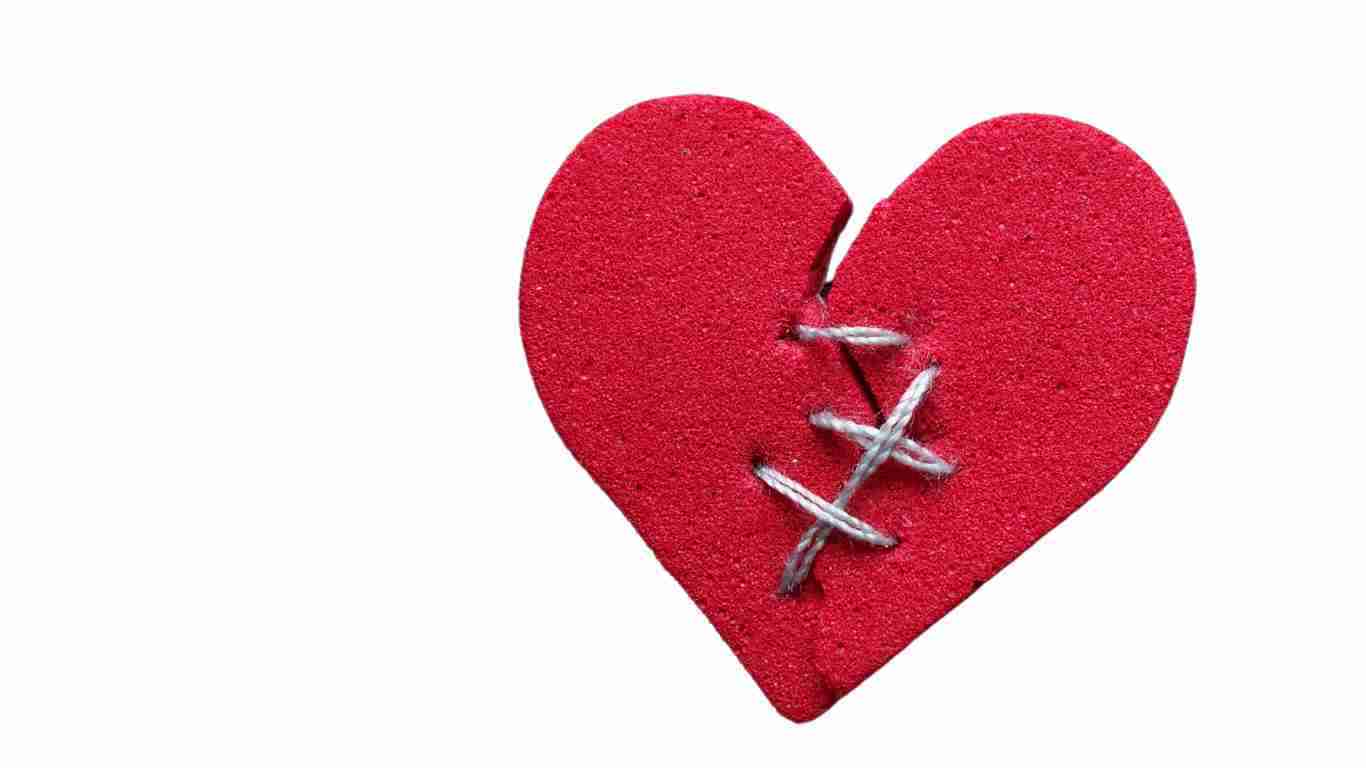A heart sown back together and finally healing