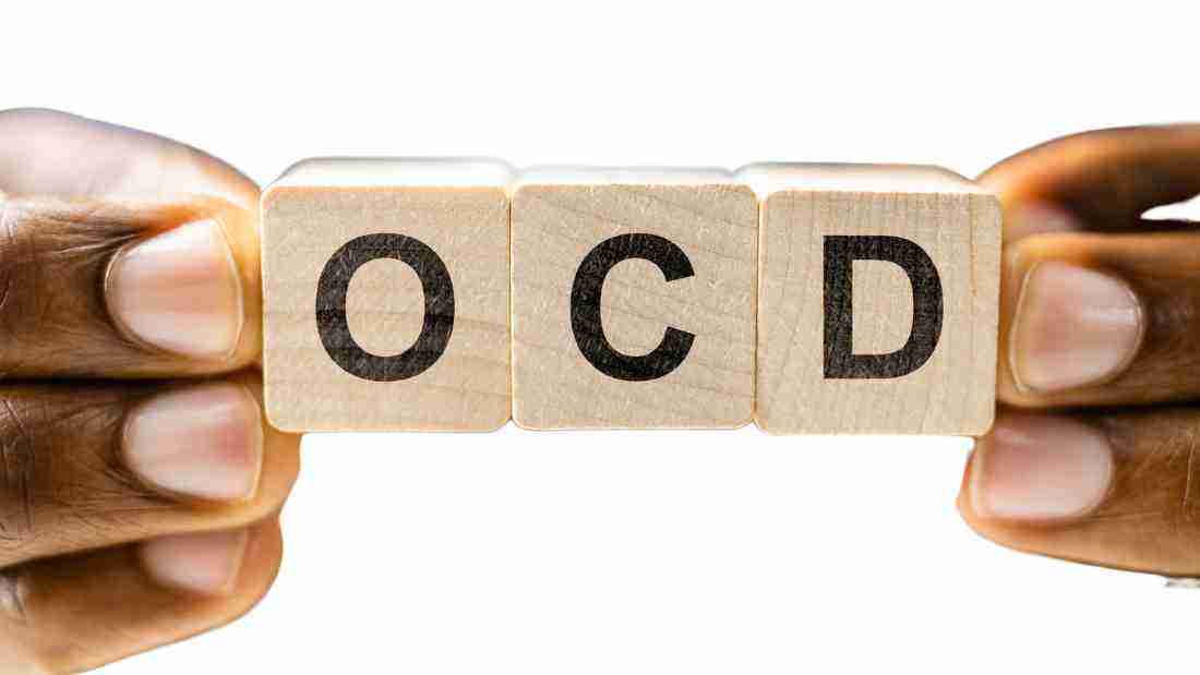 Wooden blocks spelling the word OCD