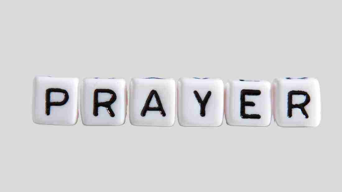 The word PRAYER