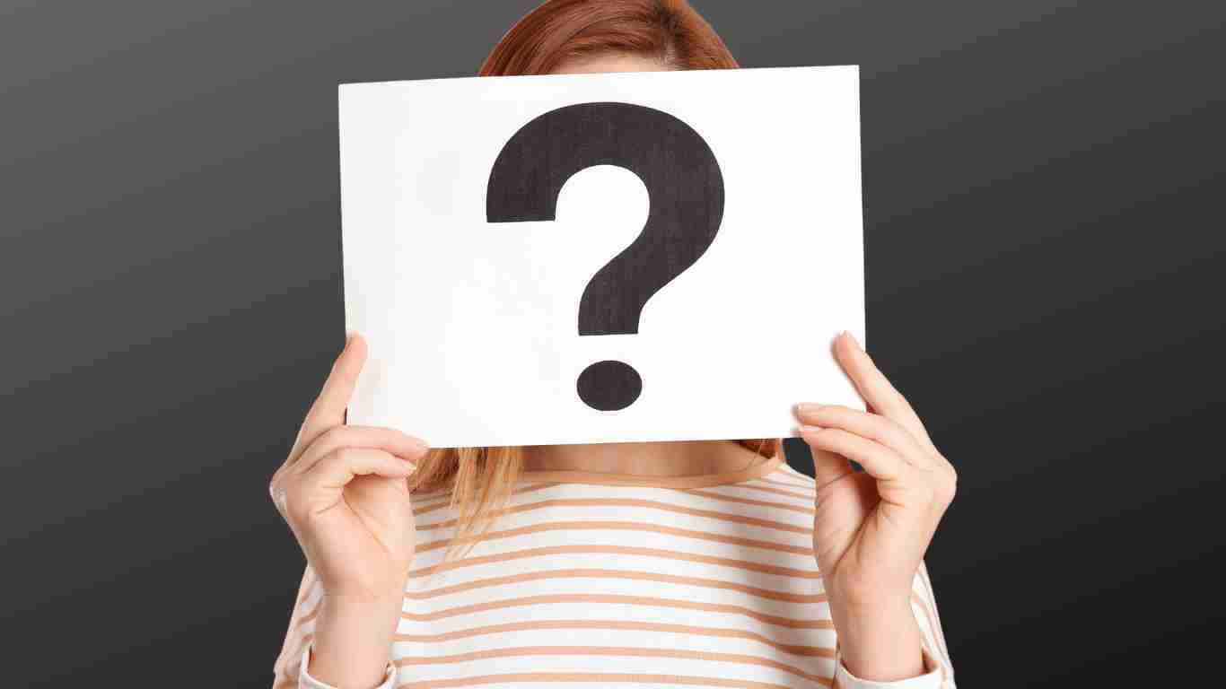 A woman having an identity crisis