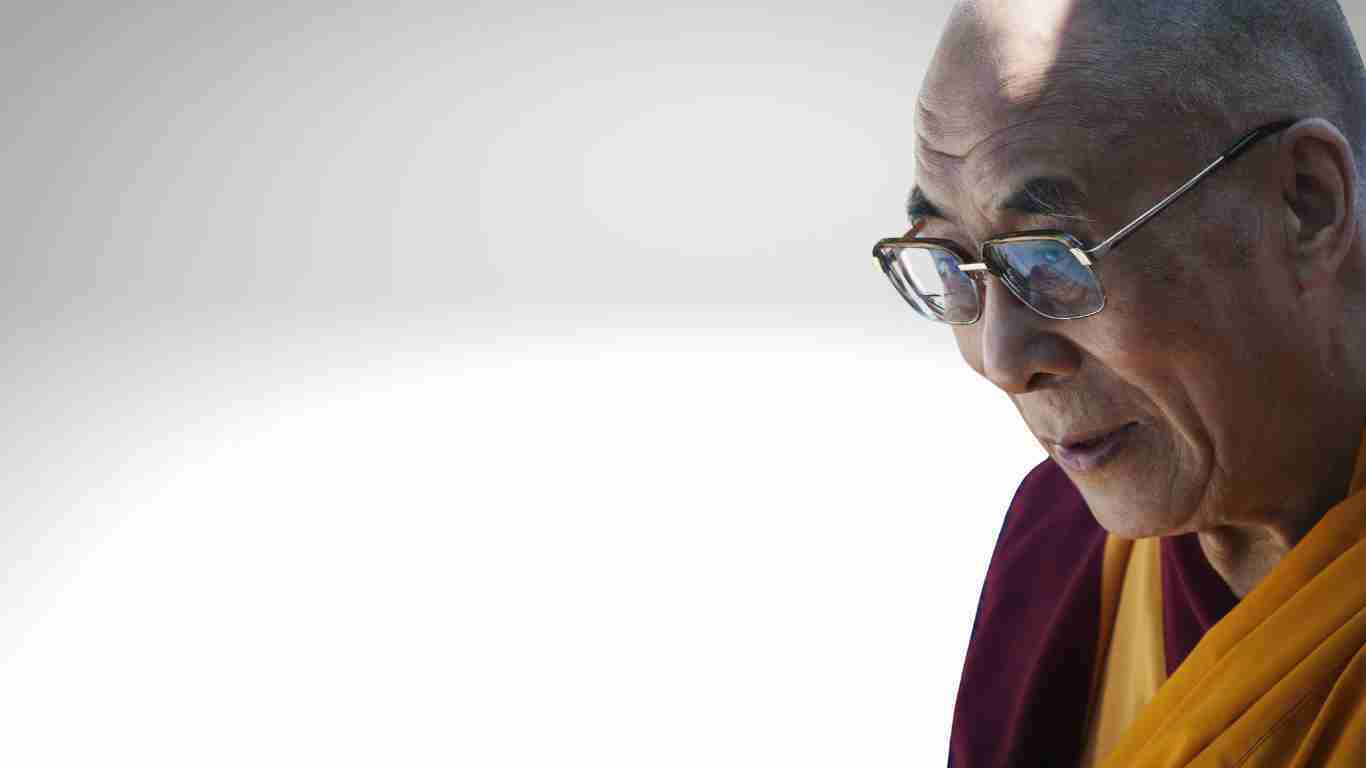 A photo of the Dalai Lama