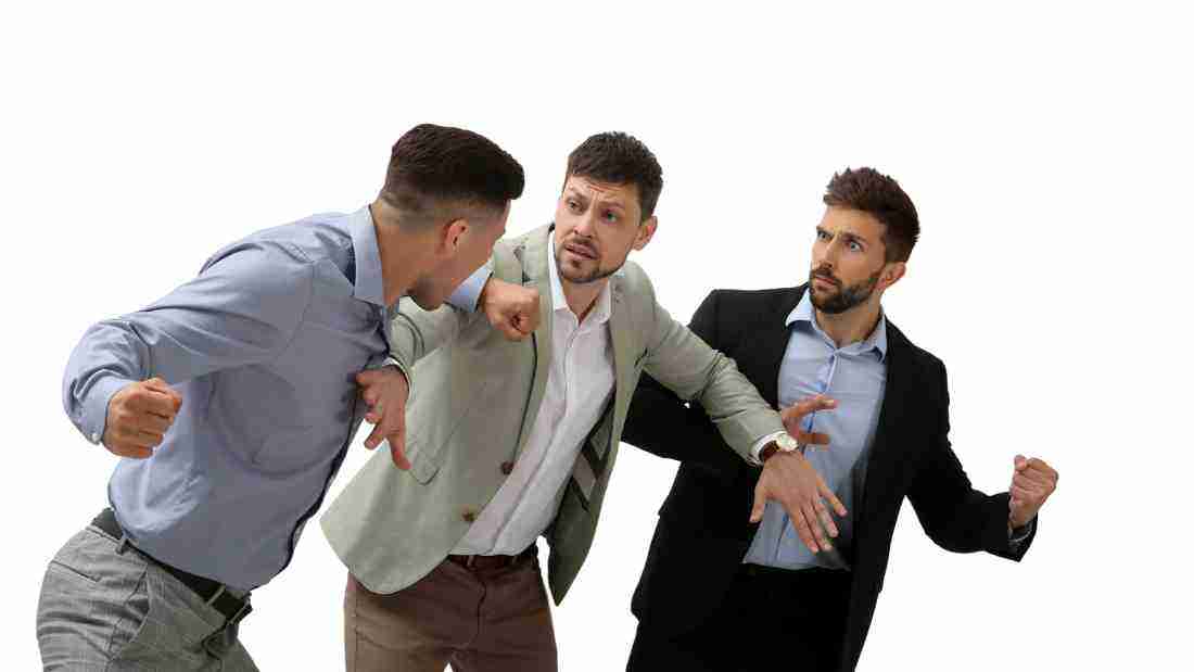 Coworkers fighting