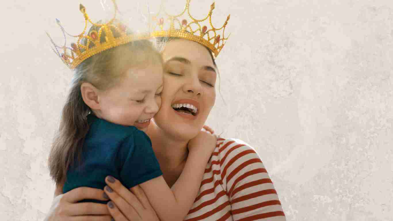 a mother and her golden child