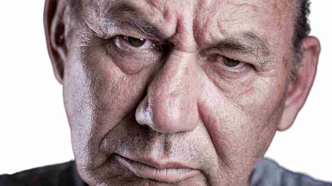 Angry man