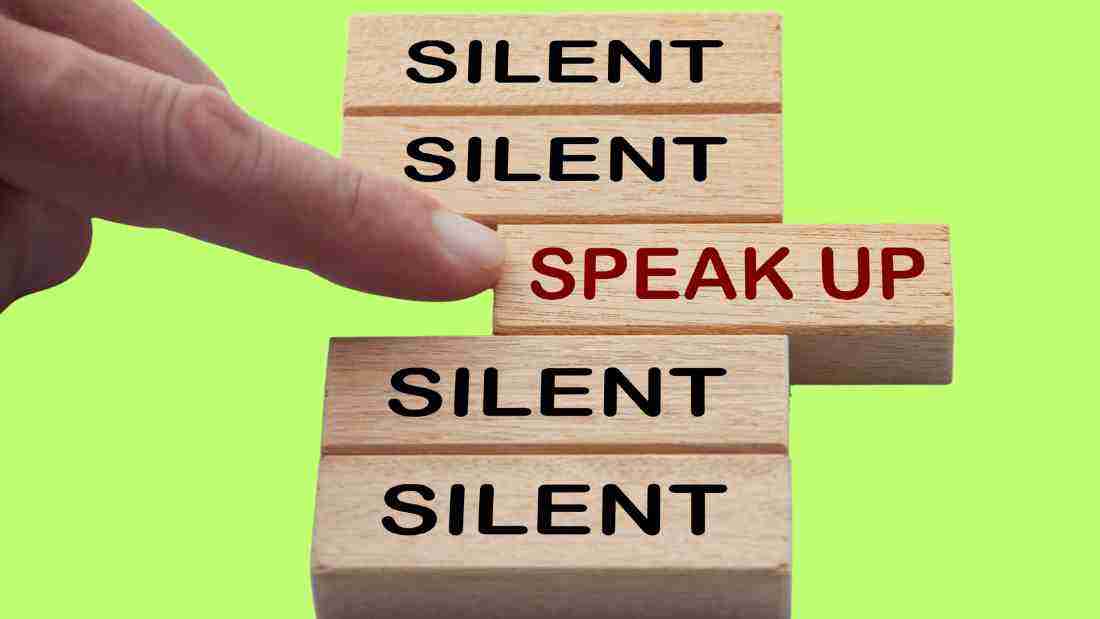 Speak up and make your voice heard