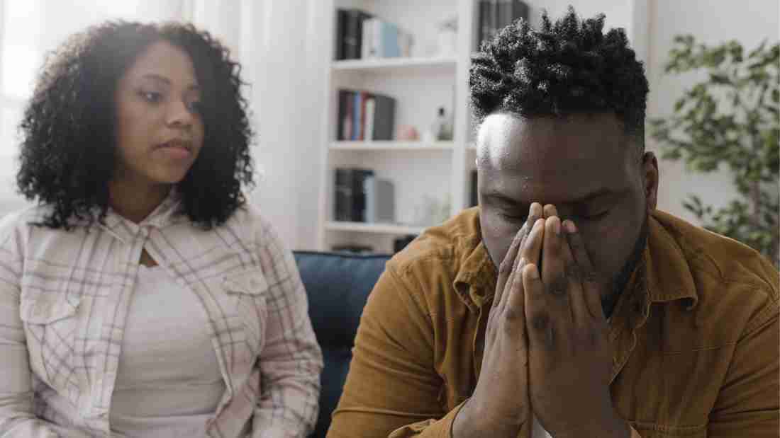 An unhappy couple