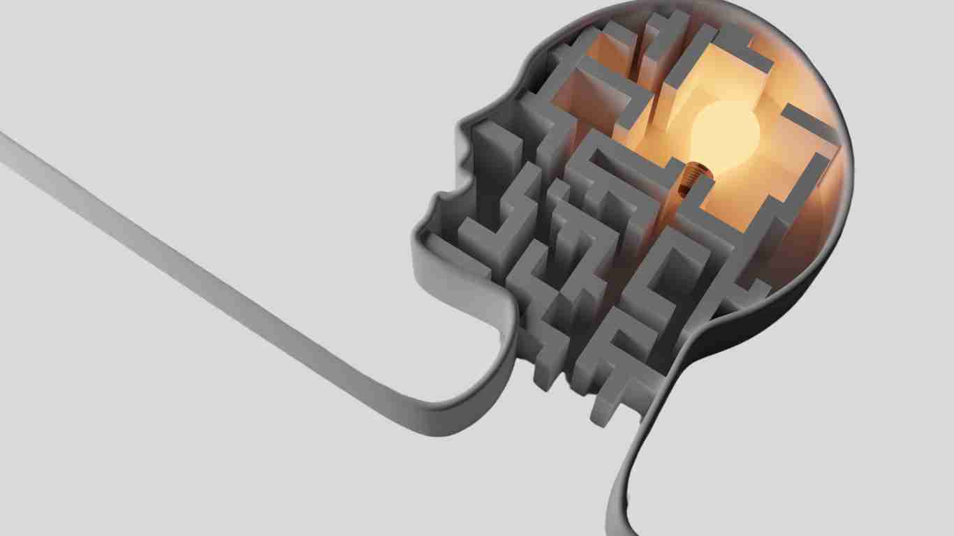 The labyrinth of the intellectual brain