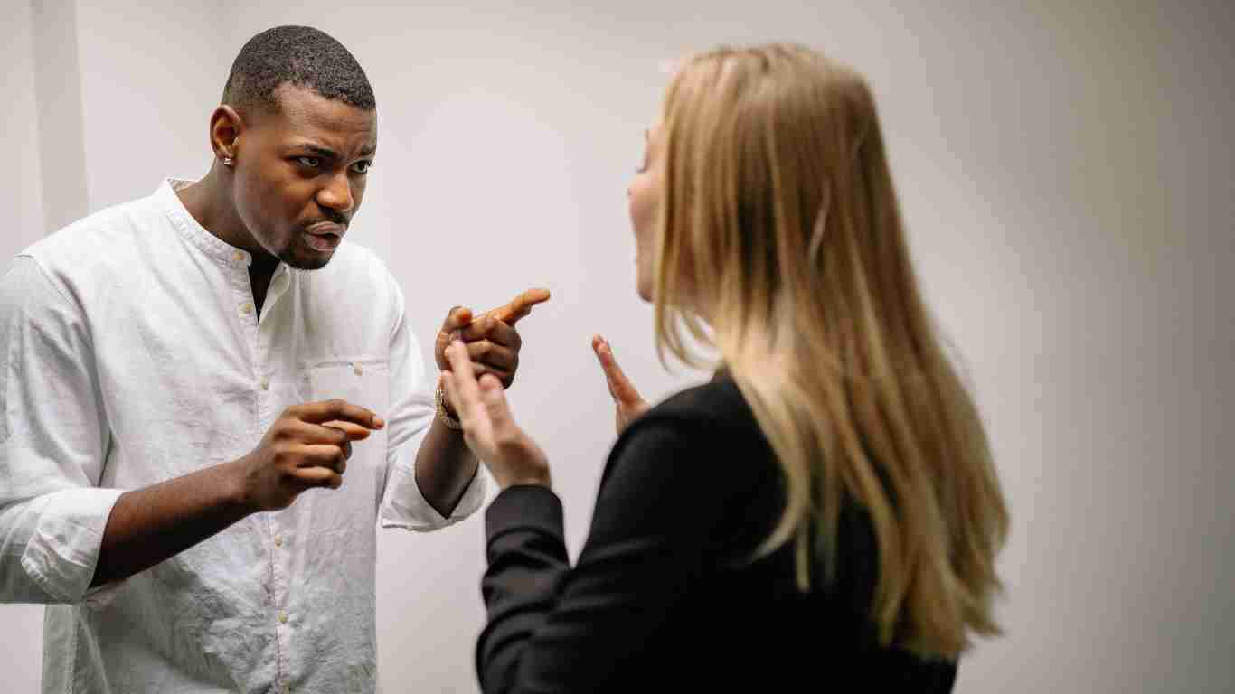 Accusing the victim of doing something wrong