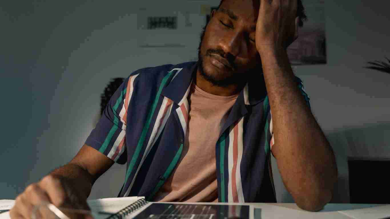 A man who feels guilty