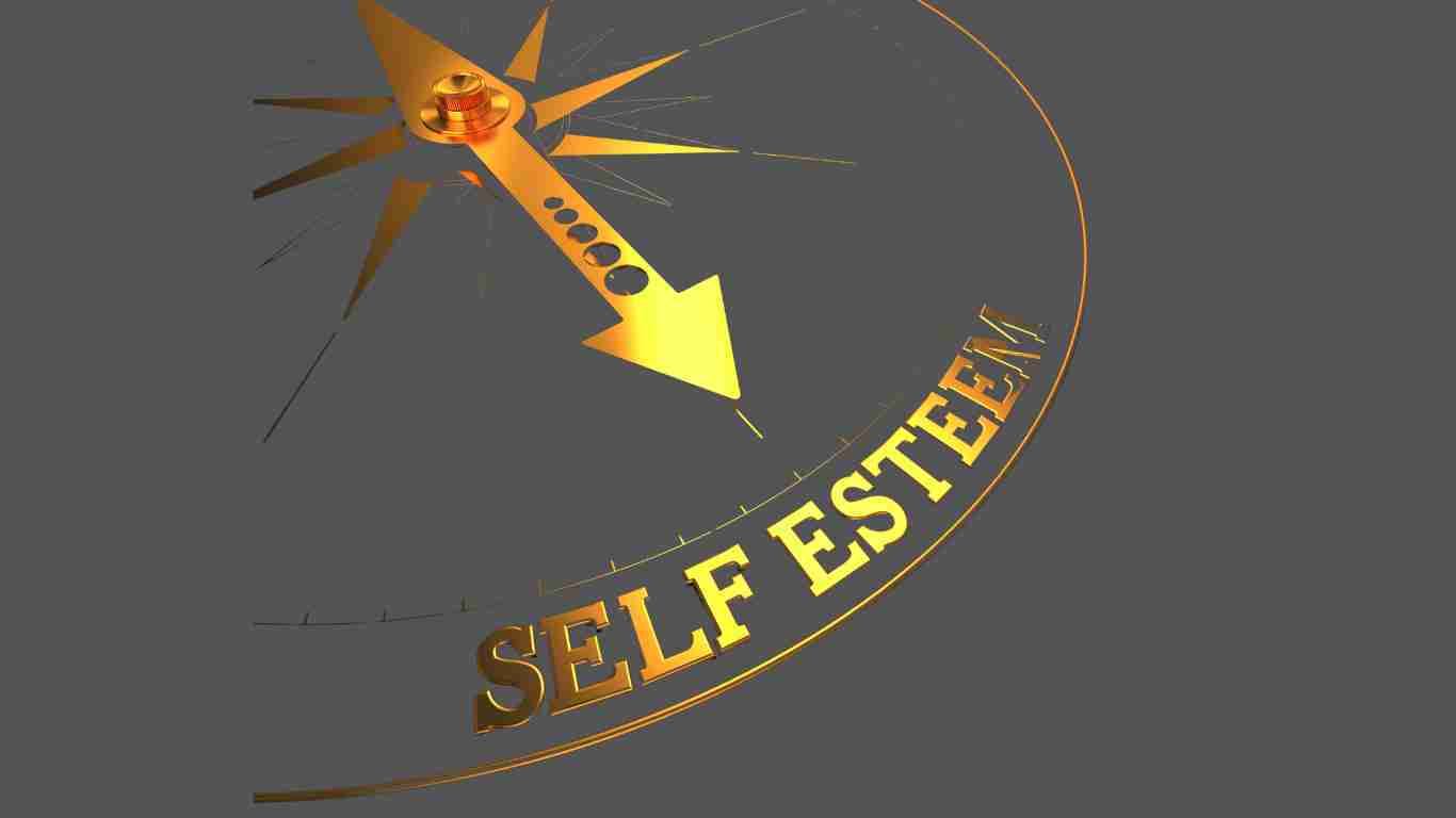 An arrow pointing to SELF ESTEEM