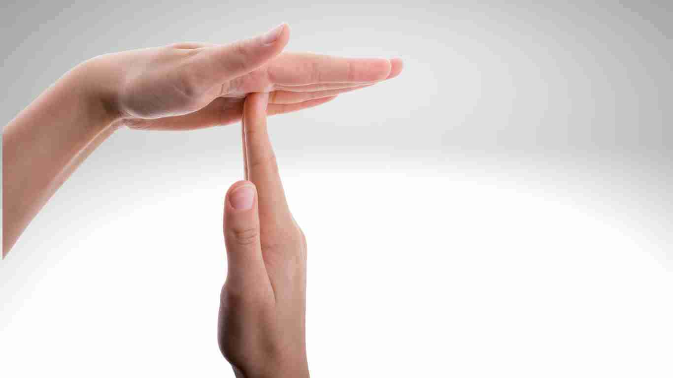 Hands indicating a time out