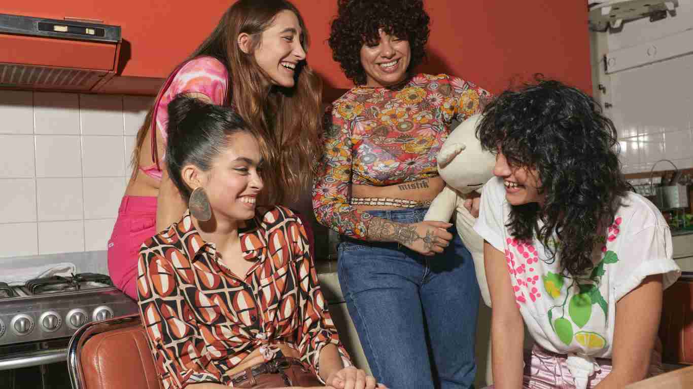 A group of girlfriends