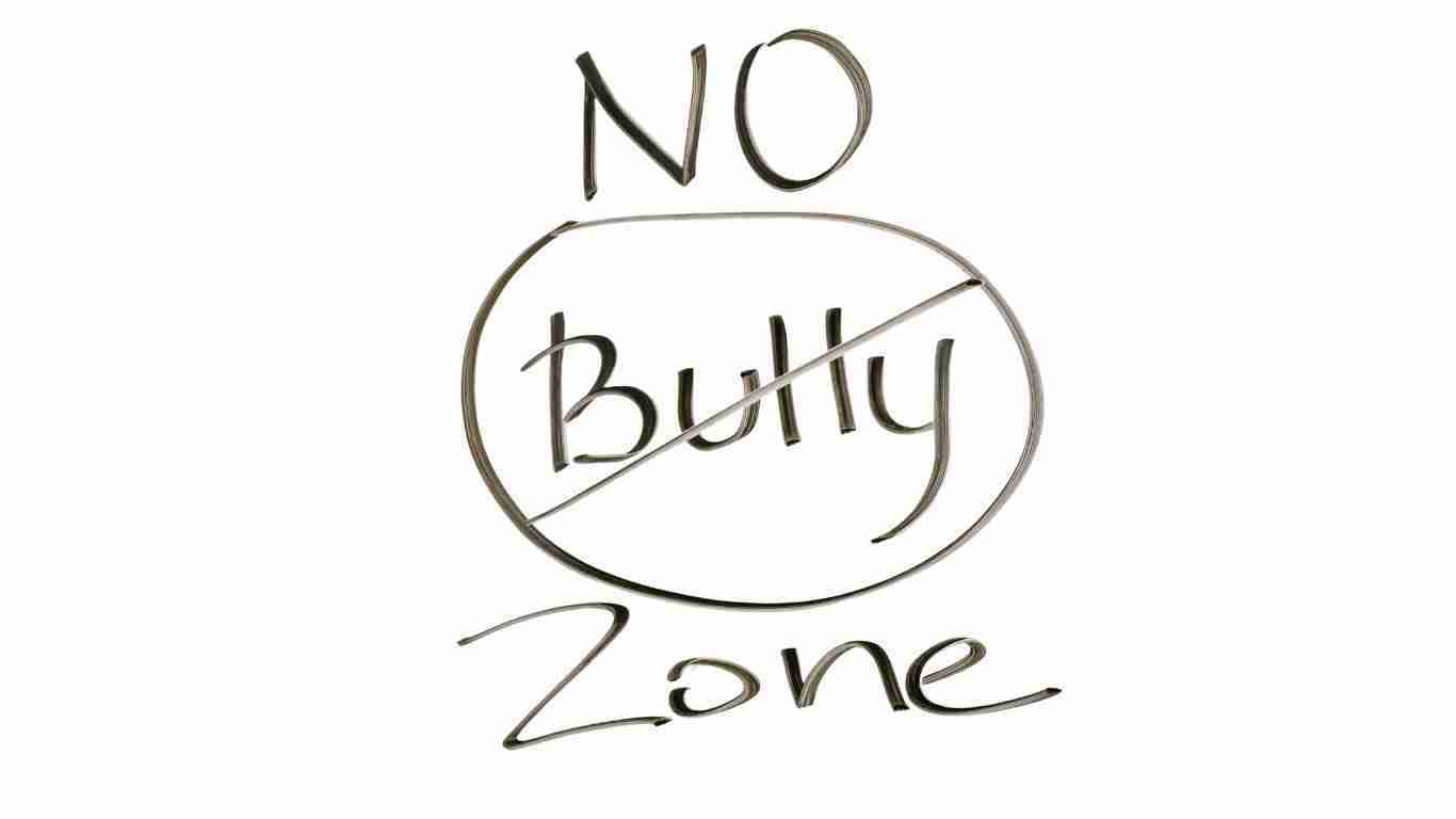 This is a no bully zone
