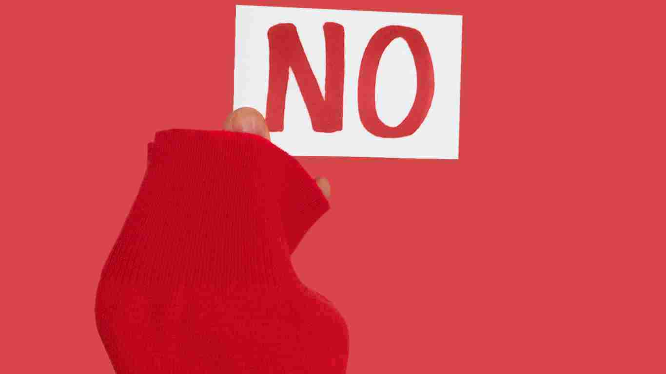 Learn how to say NO