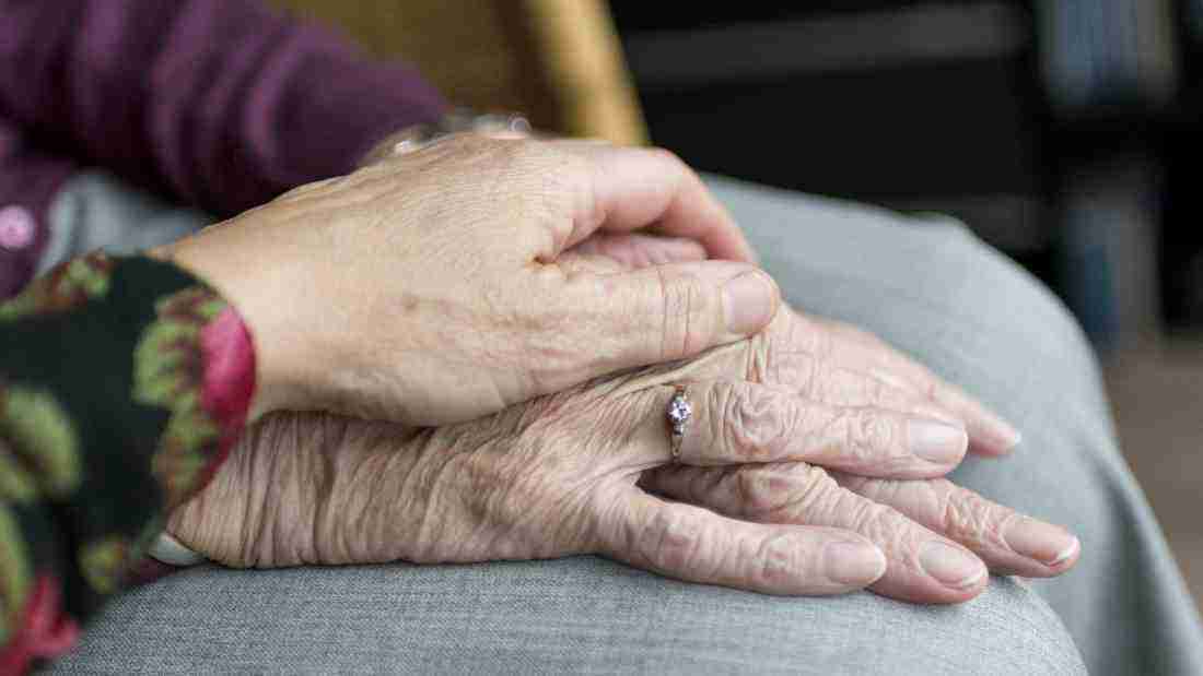 Offering a comforting hand
