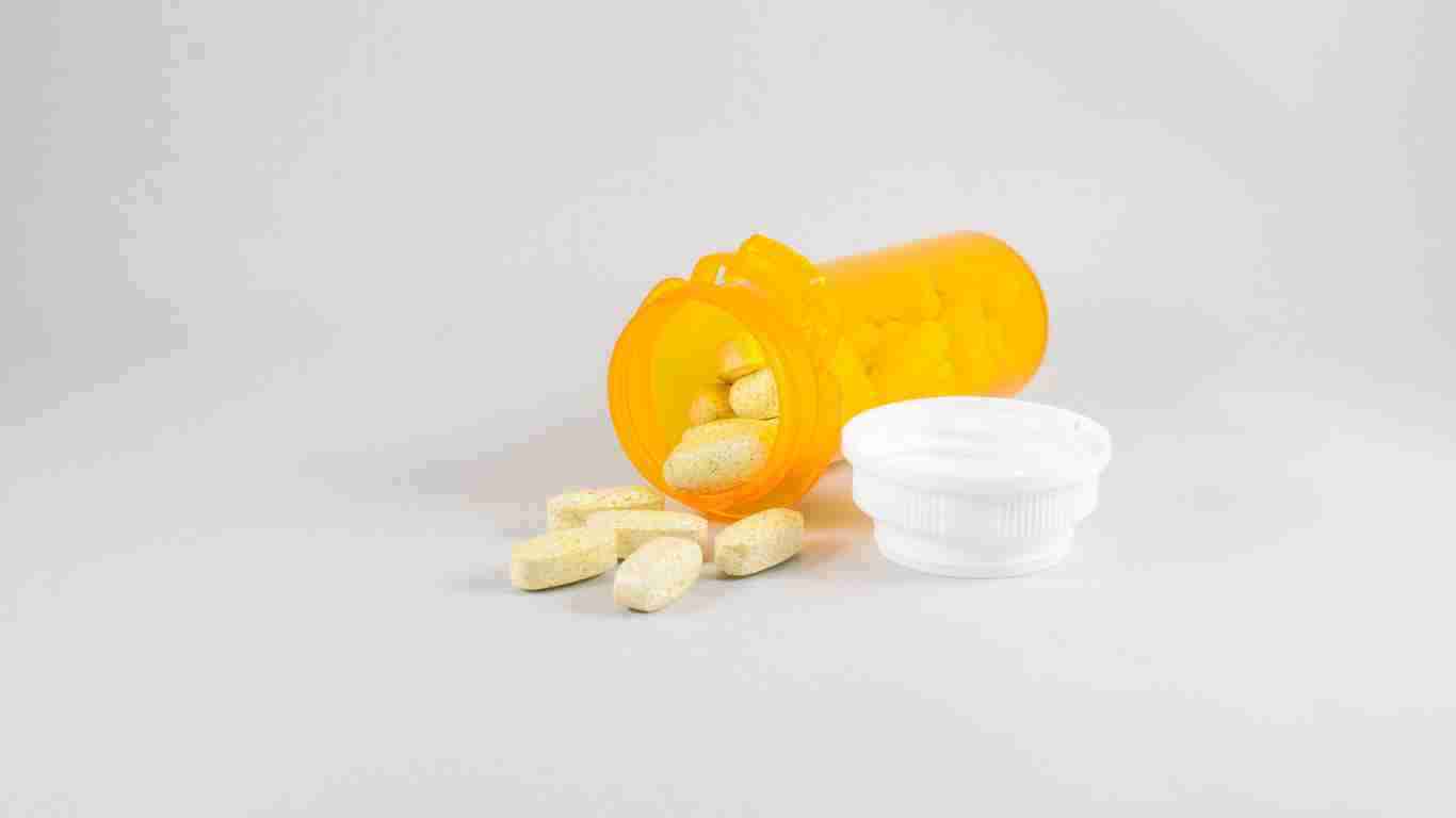 Medication - several pills in a jar