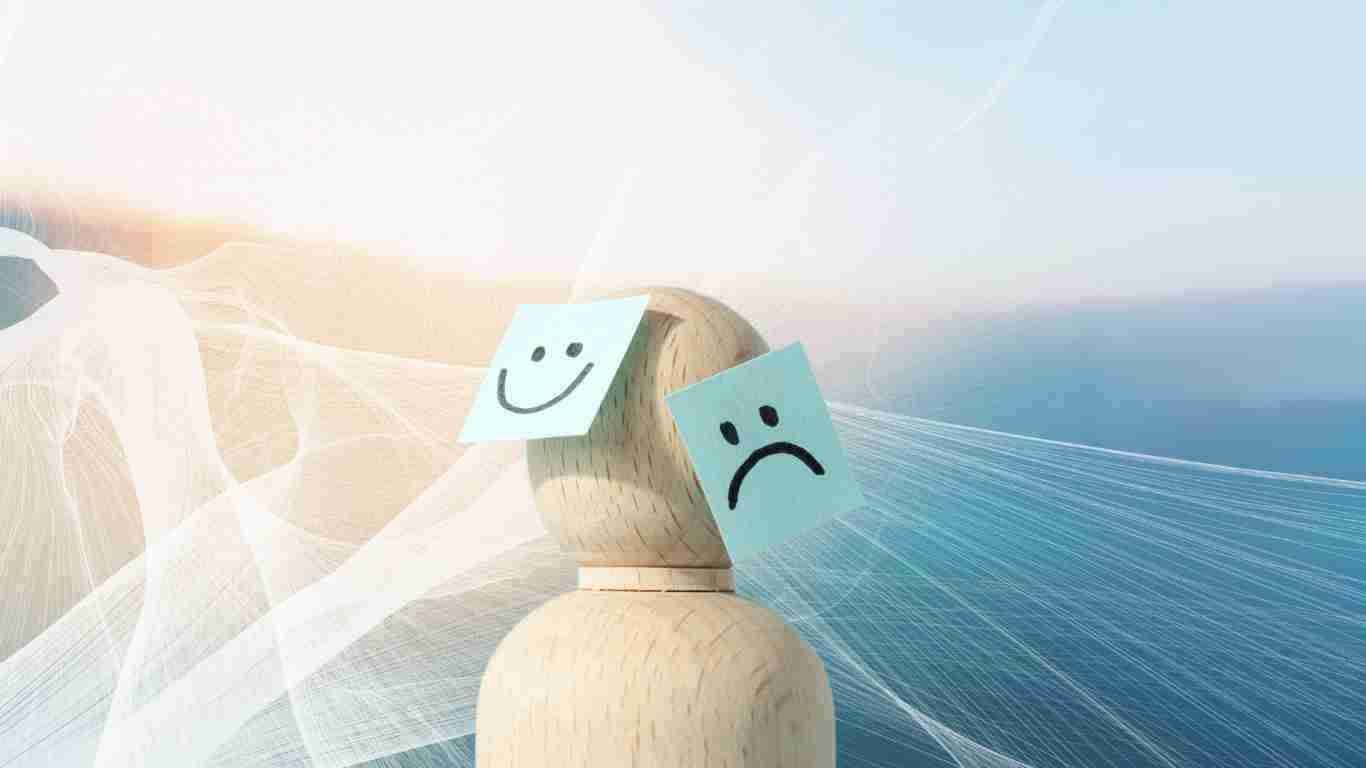 An illustration that indicates that someone is struggling with a personality disorder