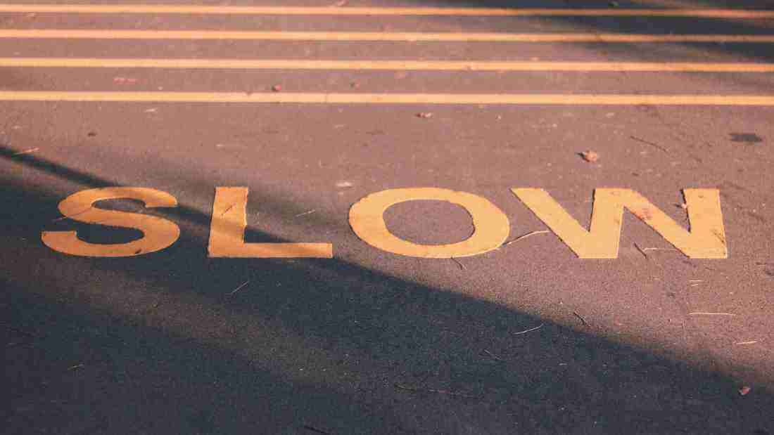 Go slow and limit contact