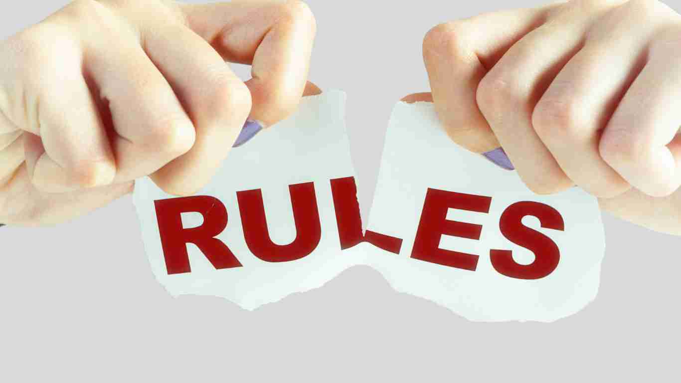 Rules do not apply to narcissists