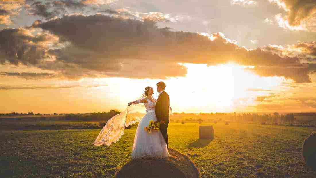 A wedding photo
