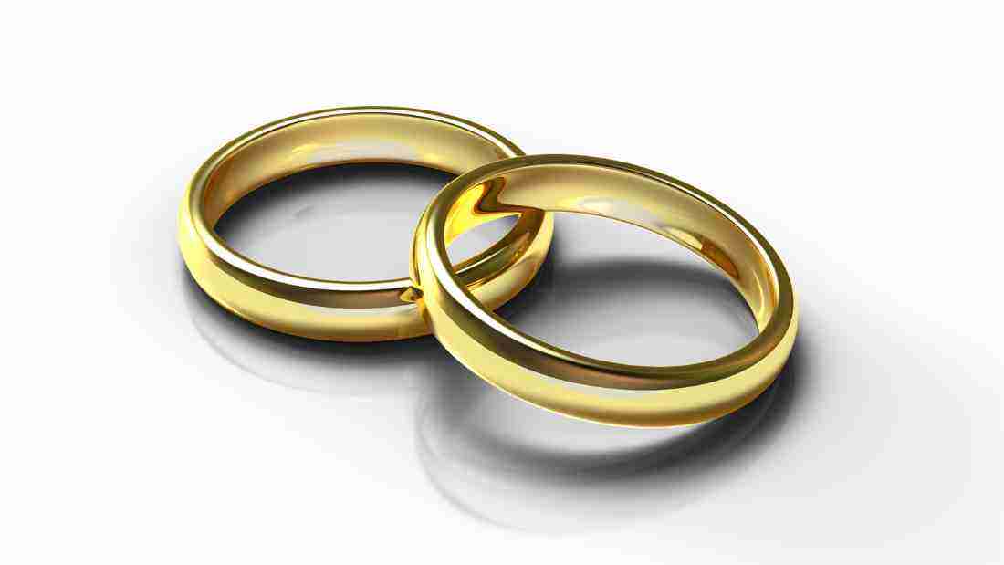 Gold wedding bands