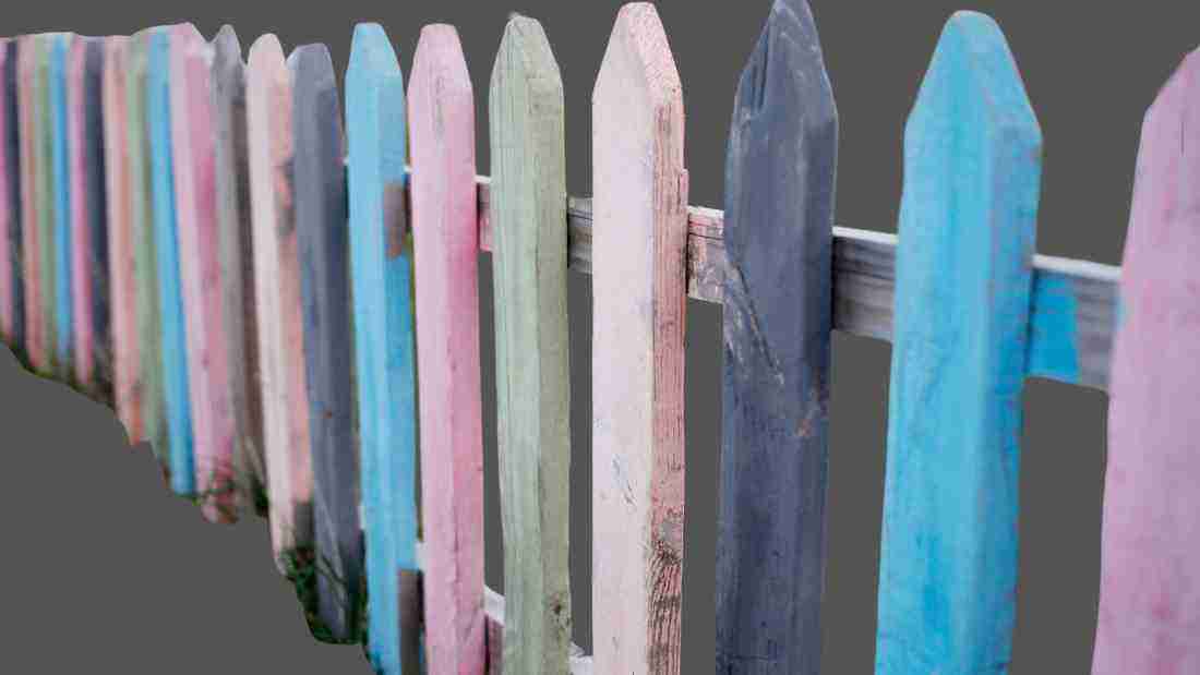 A wooden fence symbolizing a boundary