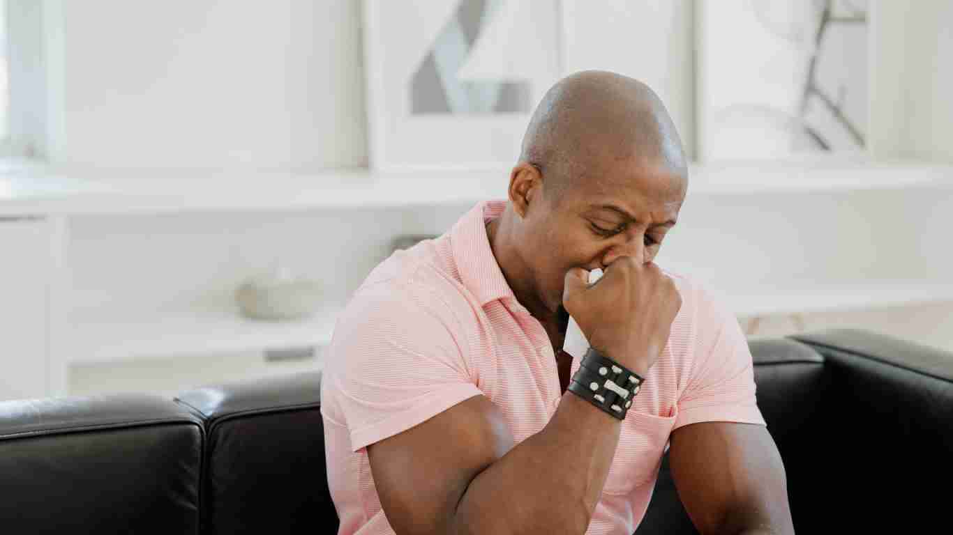 A very depressed man