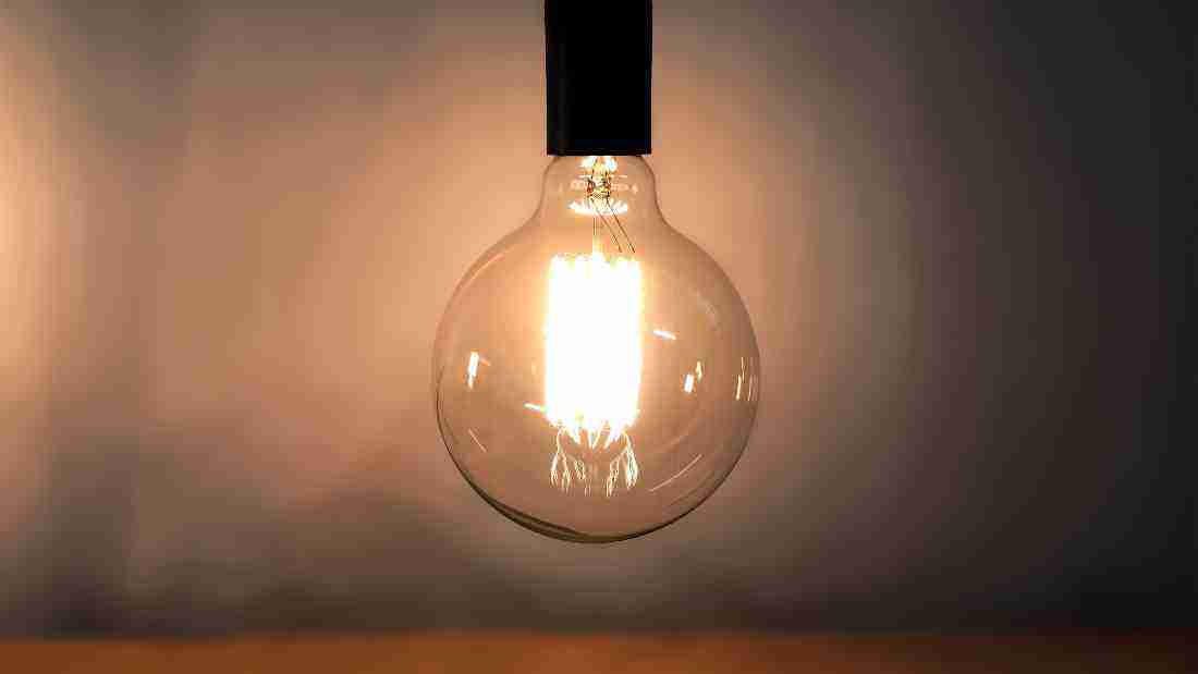A lightbulb