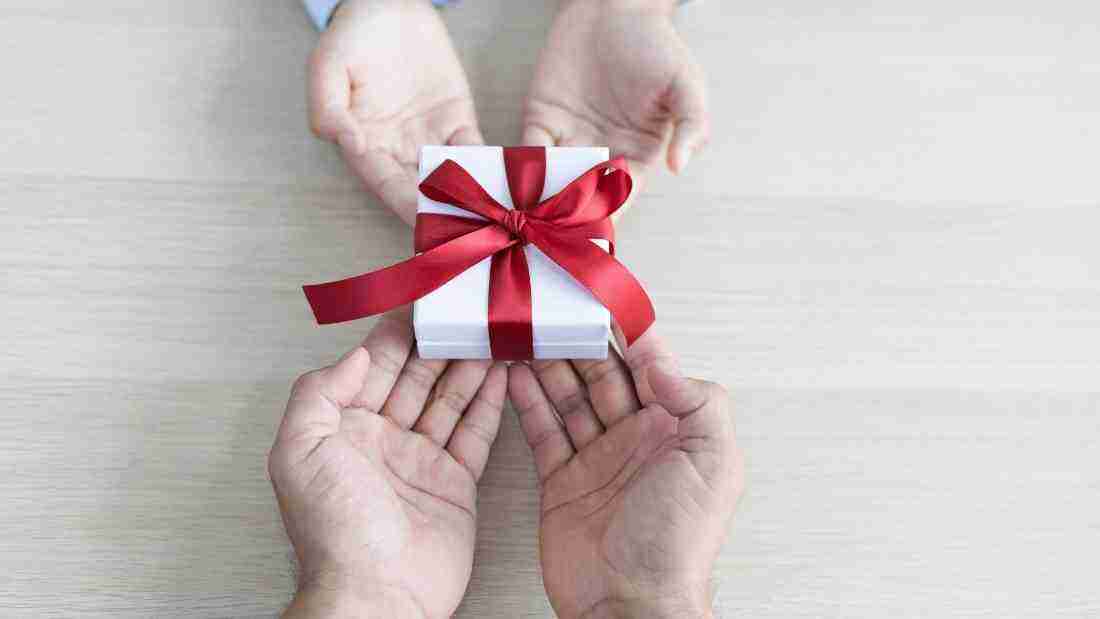 Giving a gift
