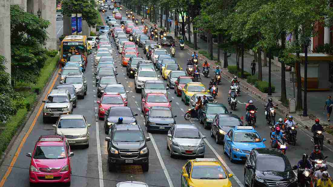 a traffic jam