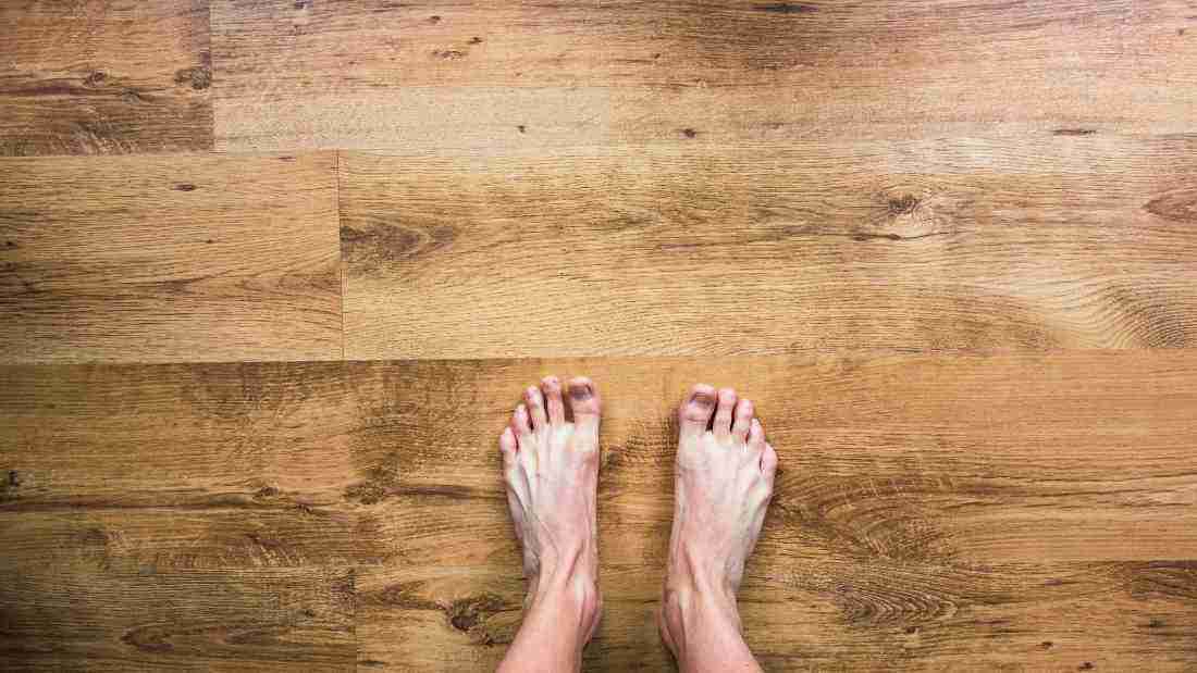 Bare feet
