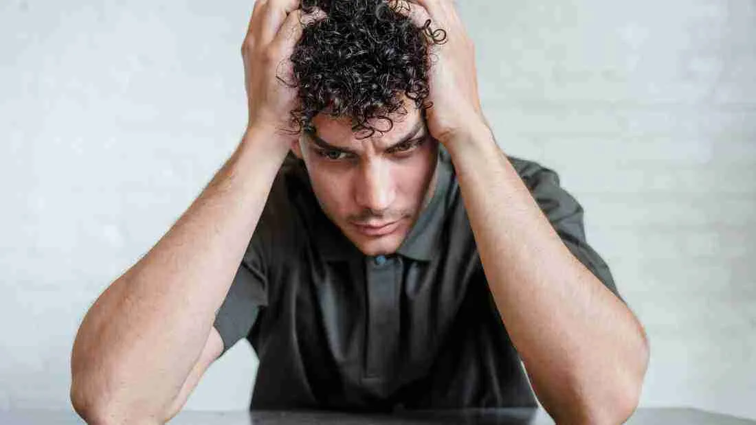 A very worried man