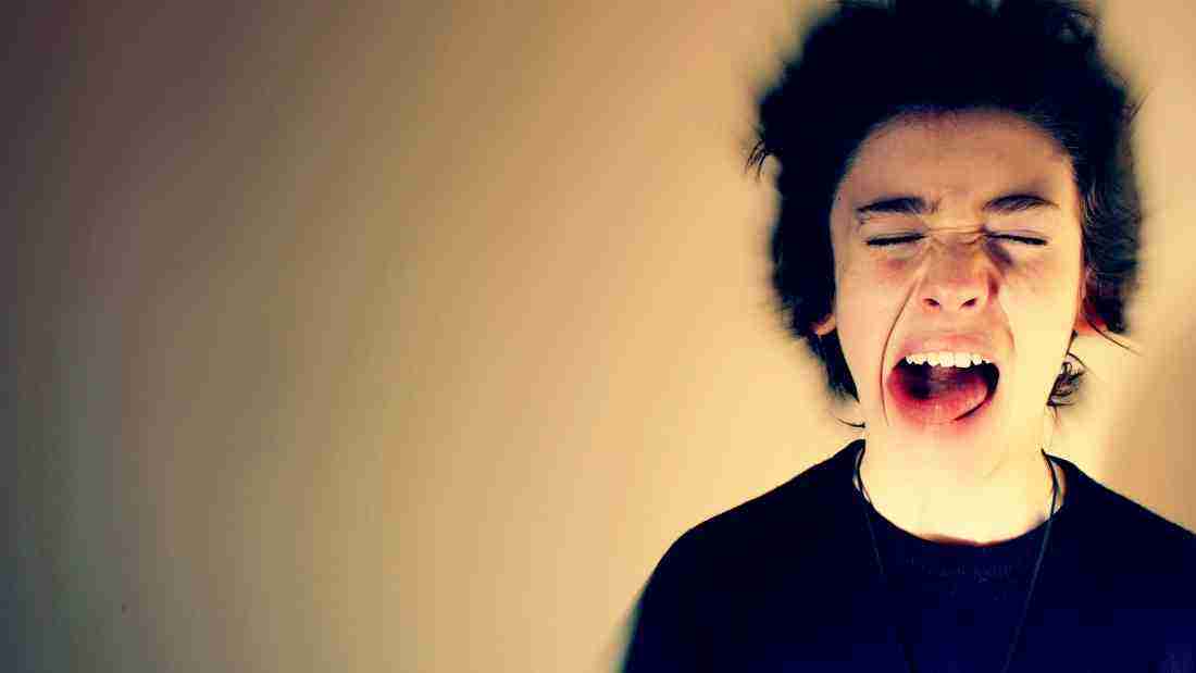 An angry teenager