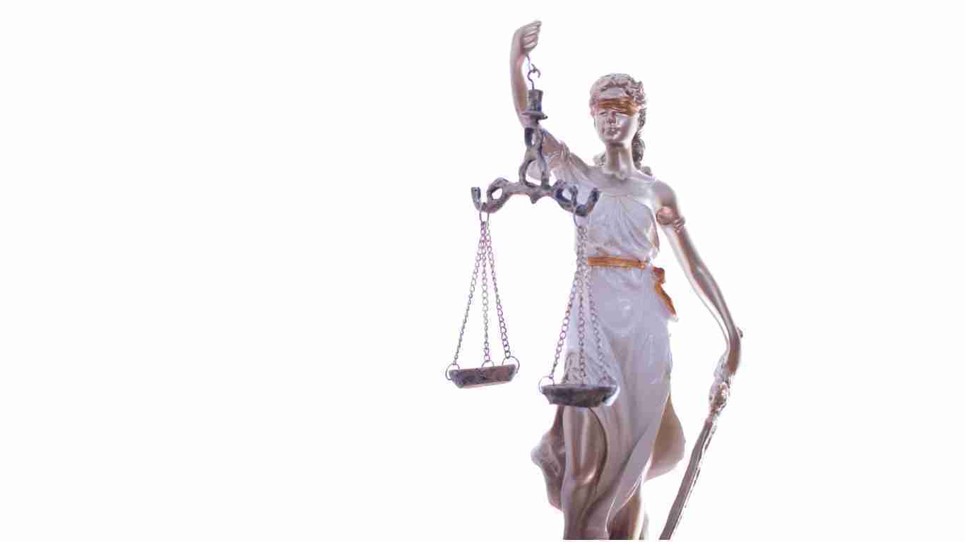 Justice is blind
