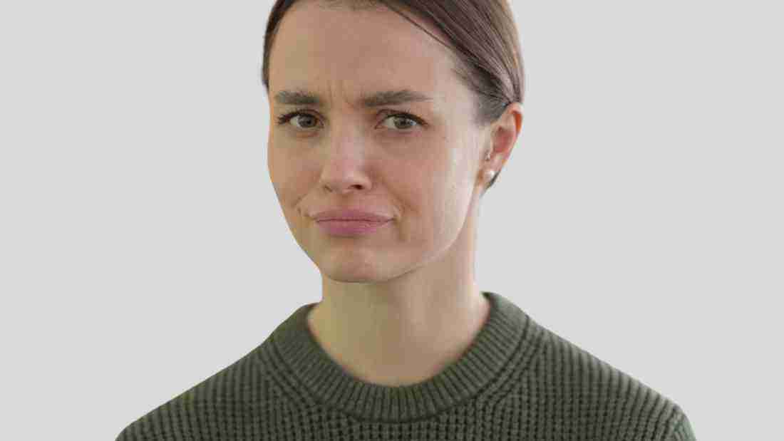 A woman who refuses to accept the truth. in denial