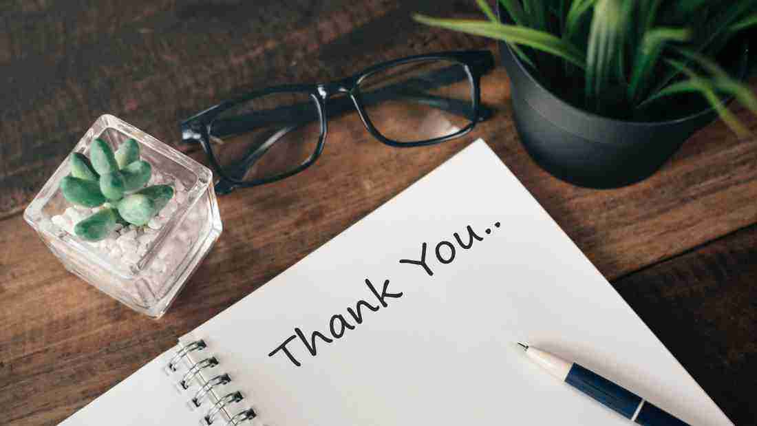 A gratitude journal