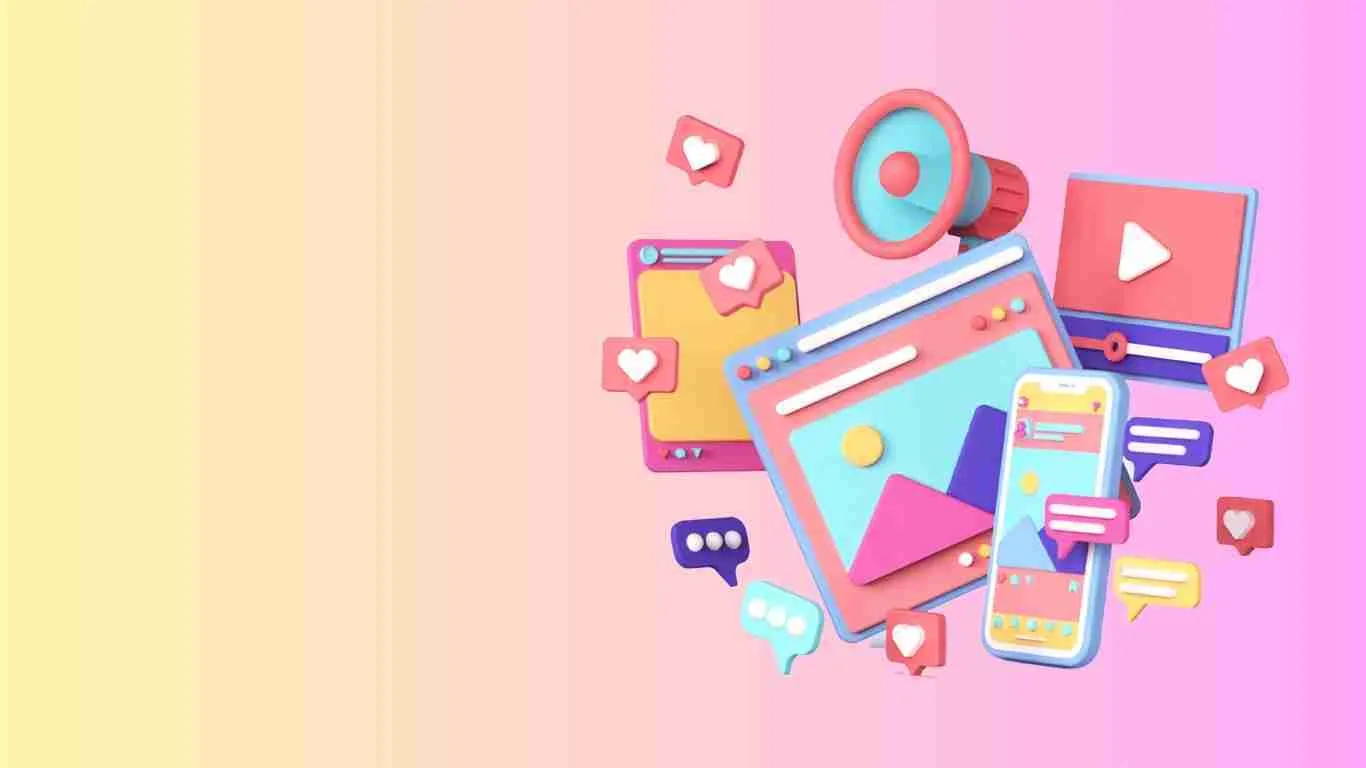 Different forms of social media